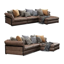 Flexform zeno chaise lounge